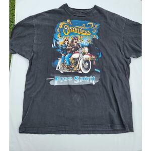 Vintage 1994 Easyriders Free Spirit T-Shirt Fresno, CA Size XXL
